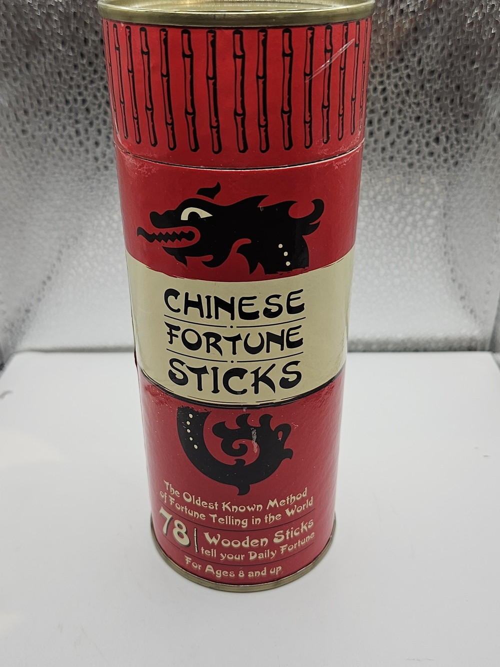 Chinese Fortune Sticks Wooden Game - Red